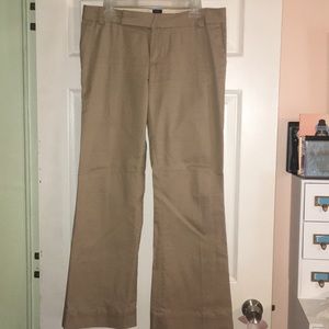 GAP Beige Cream Tan Pants Trousers Size 8
